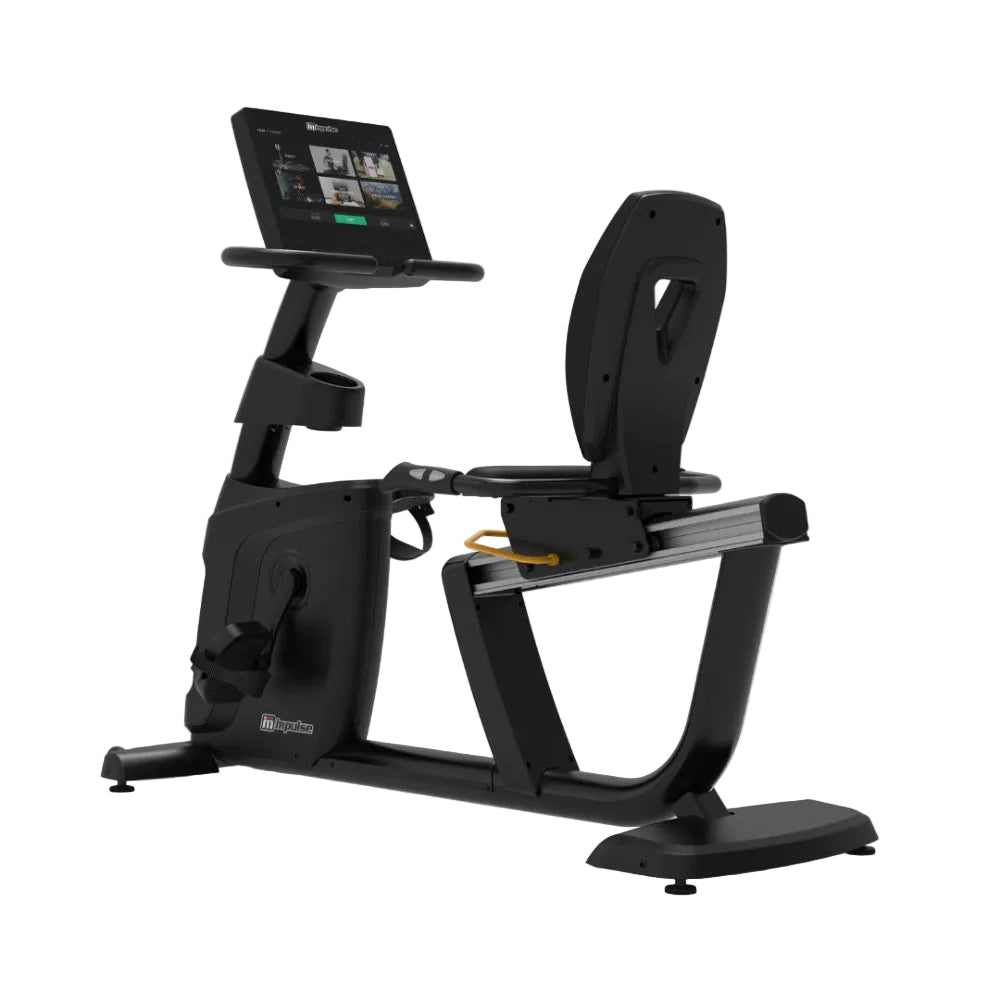 Impulse Commercial Recumbent Bike with 15.6" Touchscreen Display