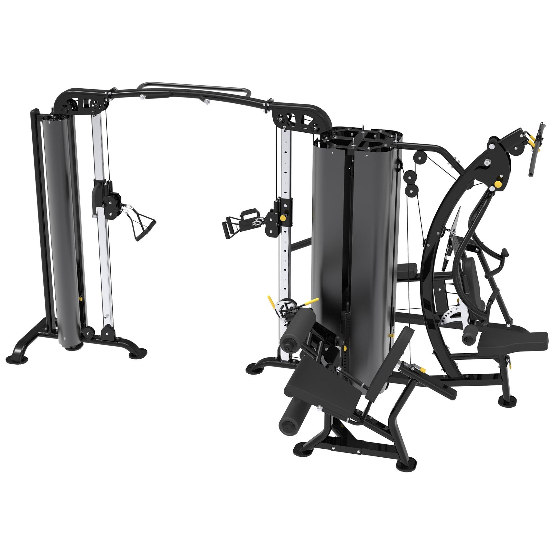 Reeplex Commercial 5 Station Multi-Gym with Leg Press