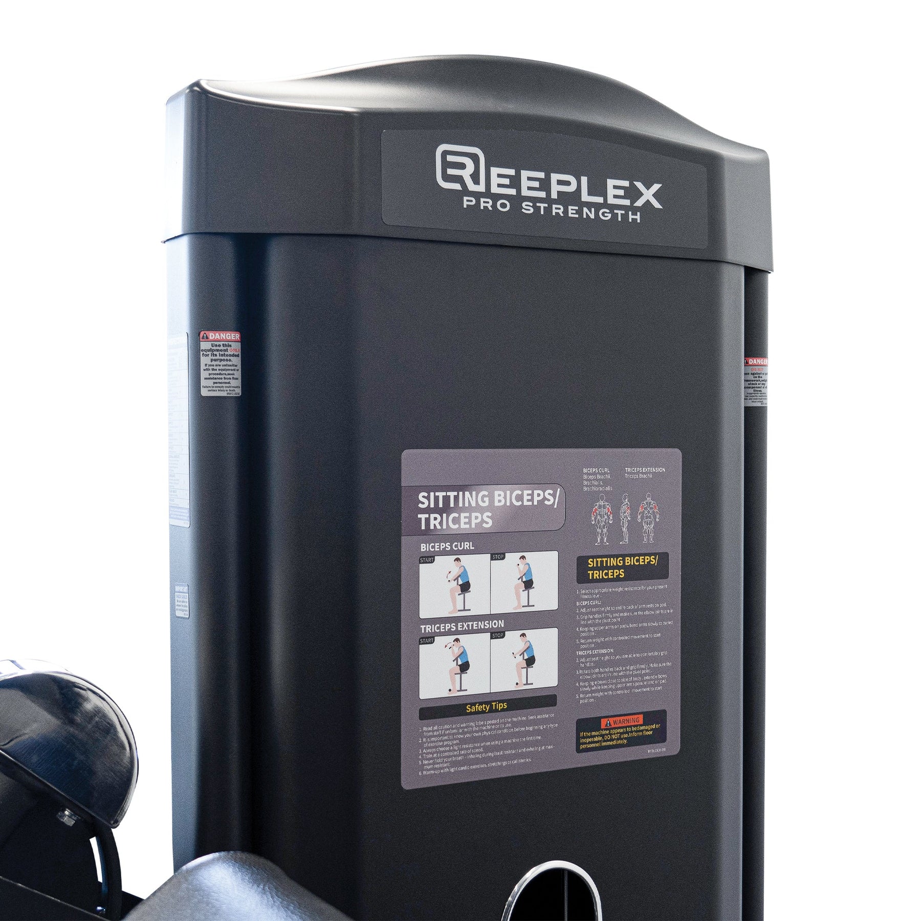 Reeplex Bicep Curl & Tricep Extensions Machine 2 in 1 Series