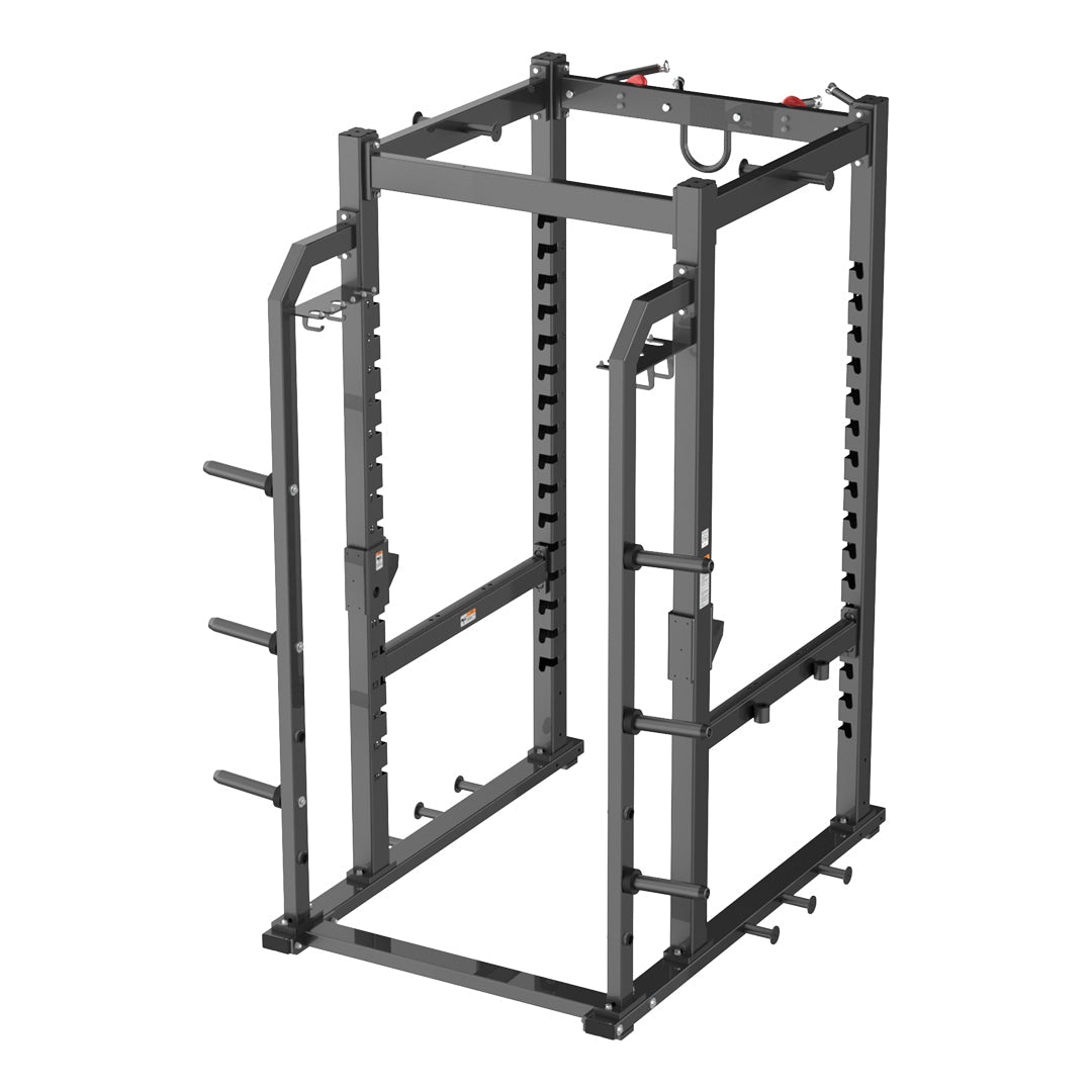 Reeplex Commercial Power Rack with Plate Storage