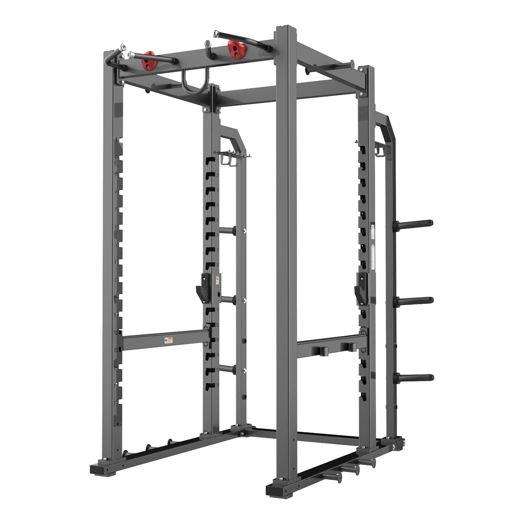 Reeplex Commercial Power Rack with Plate Storage