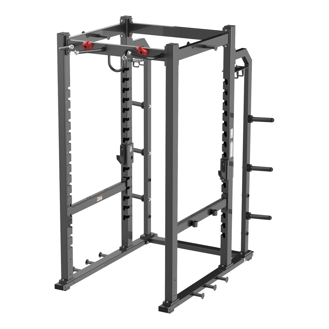 Reeplex Commercial Power Rack with Plate Storage