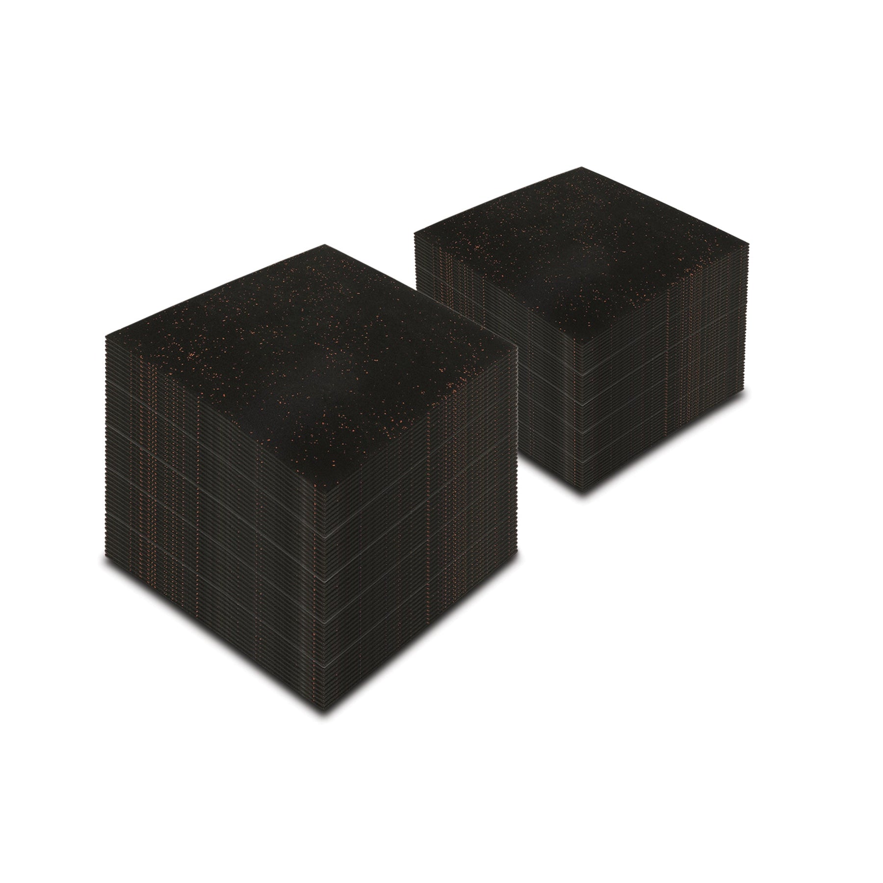 Red Fleck Rubber Gym Flooring 100 Pack