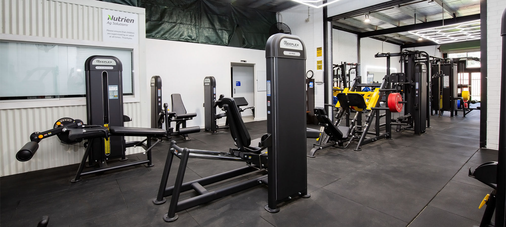 commerical leg machines in a melbourne gym
