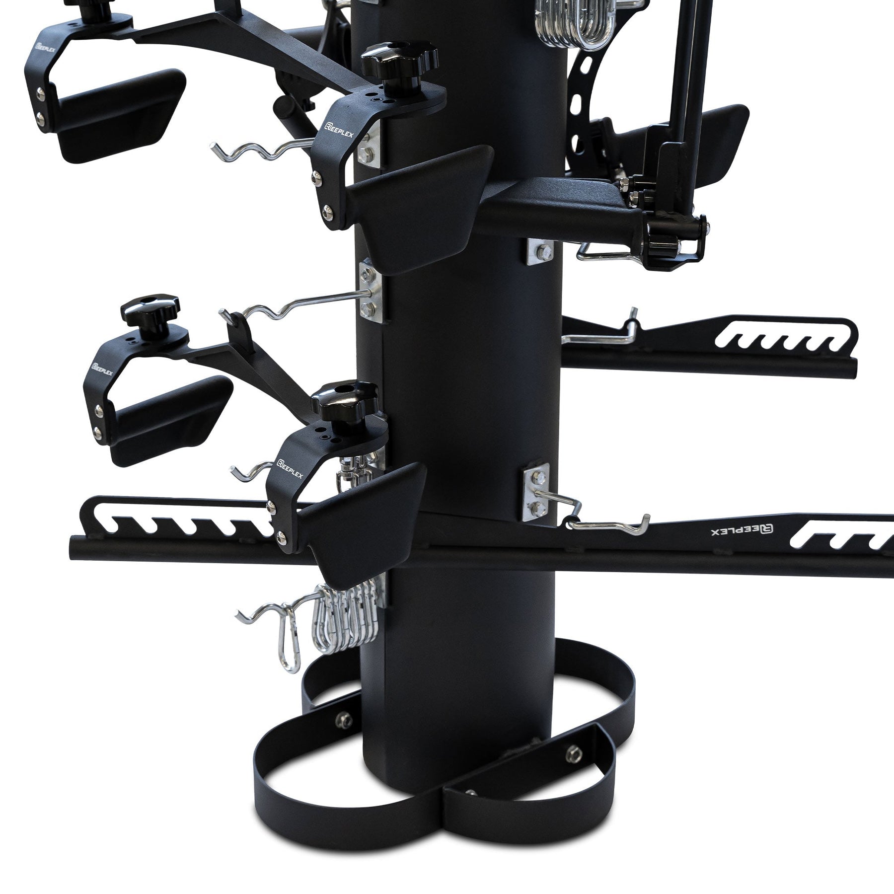 Reeplex Adjustable NEO GRIP Cable Attachment 8 Piece Set with Storage Rack