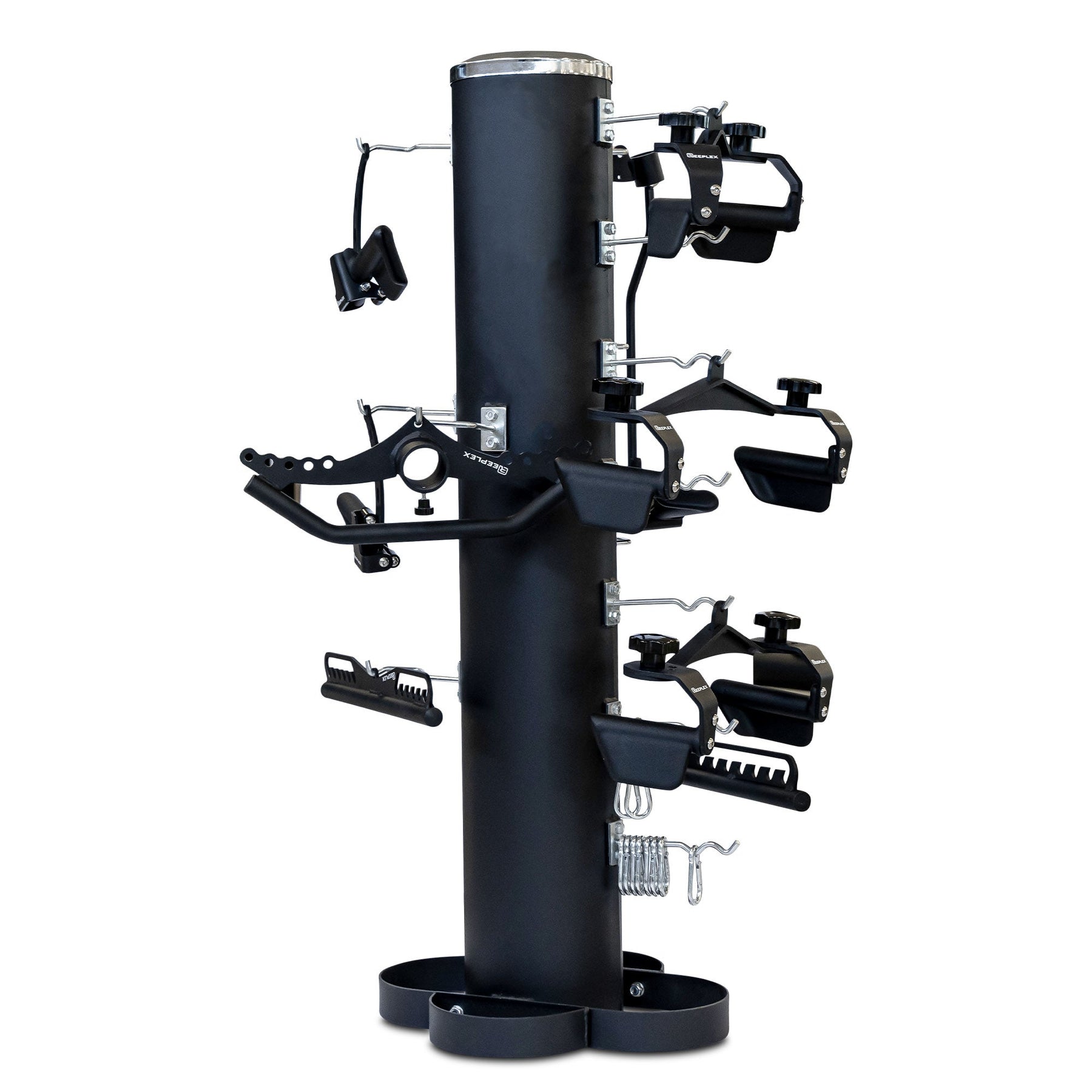 Reeplex Adjustable NEO GRIP Cable Attachment 8 Piece Set with Storage Rack