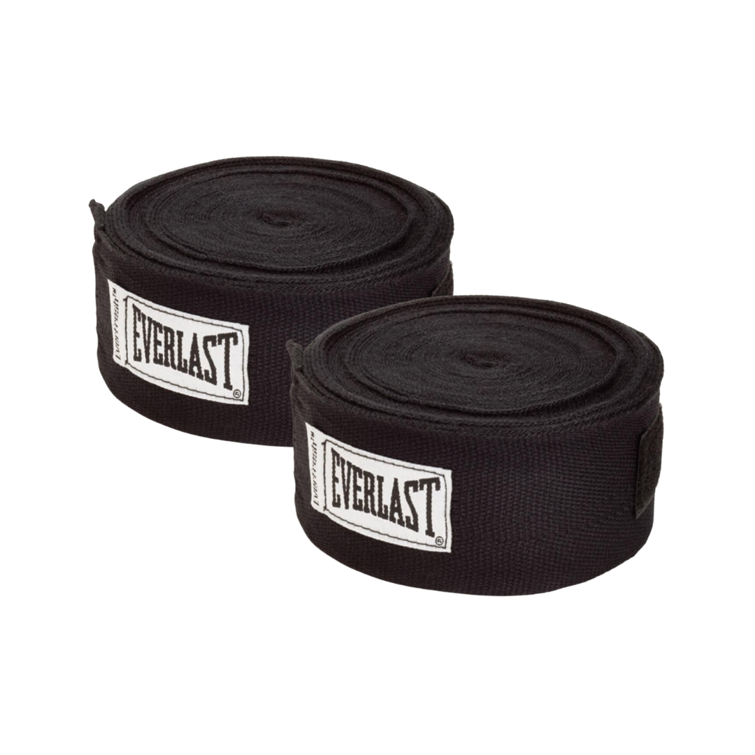 Everlast Pro Style Hand Wraps Black Pair