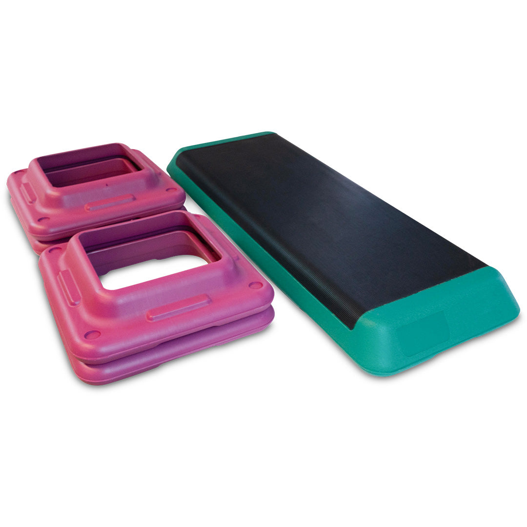 Adjustable Aerobic Step Large components