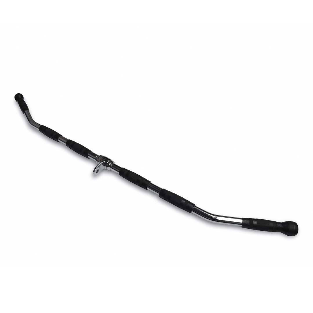Wide Lat Pulldown Bar Attachment 1.2m Rubber Handles
