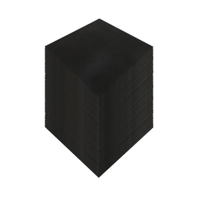 Plain Black Rubber Gym Flooring 100 Pack