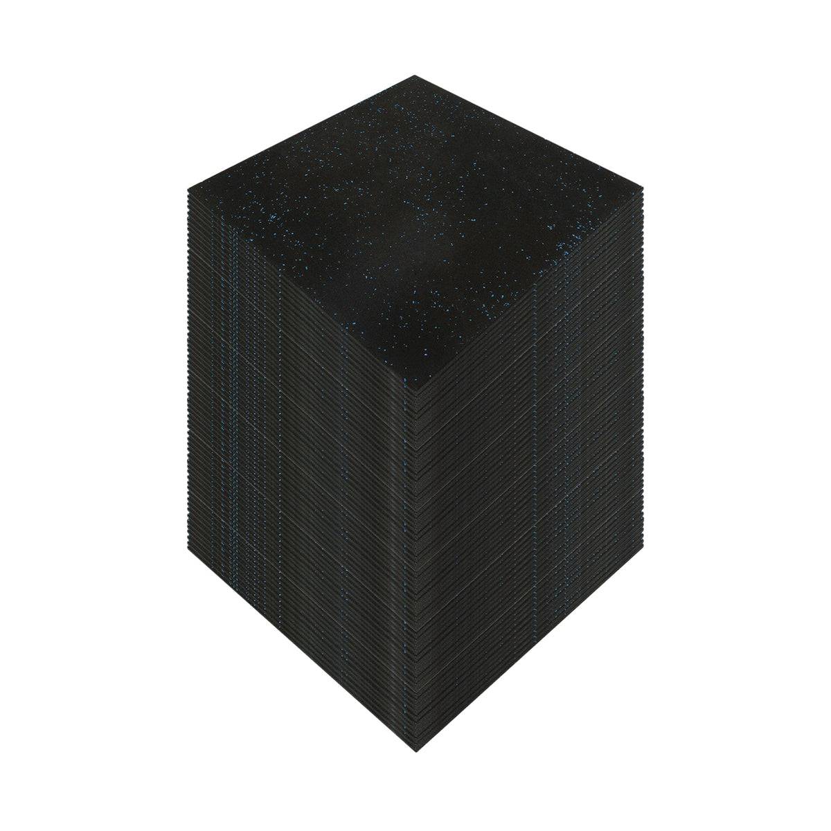 Blue Fleck Rubber Gym Flooring 100 Pack