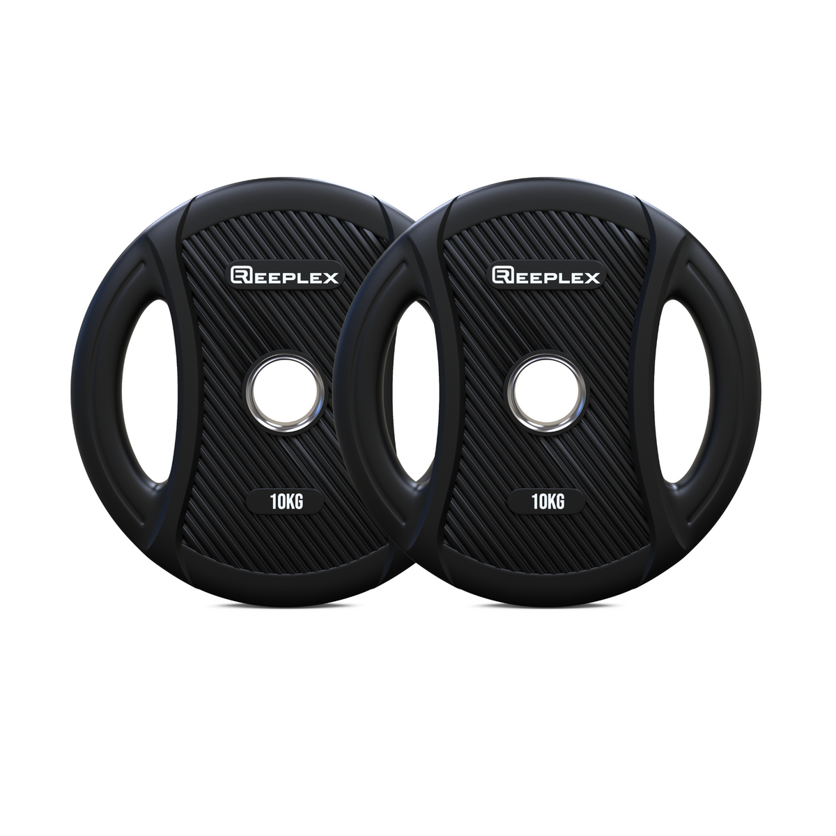 Reeplex 10kg PVC Olympic Weight Plate Pair