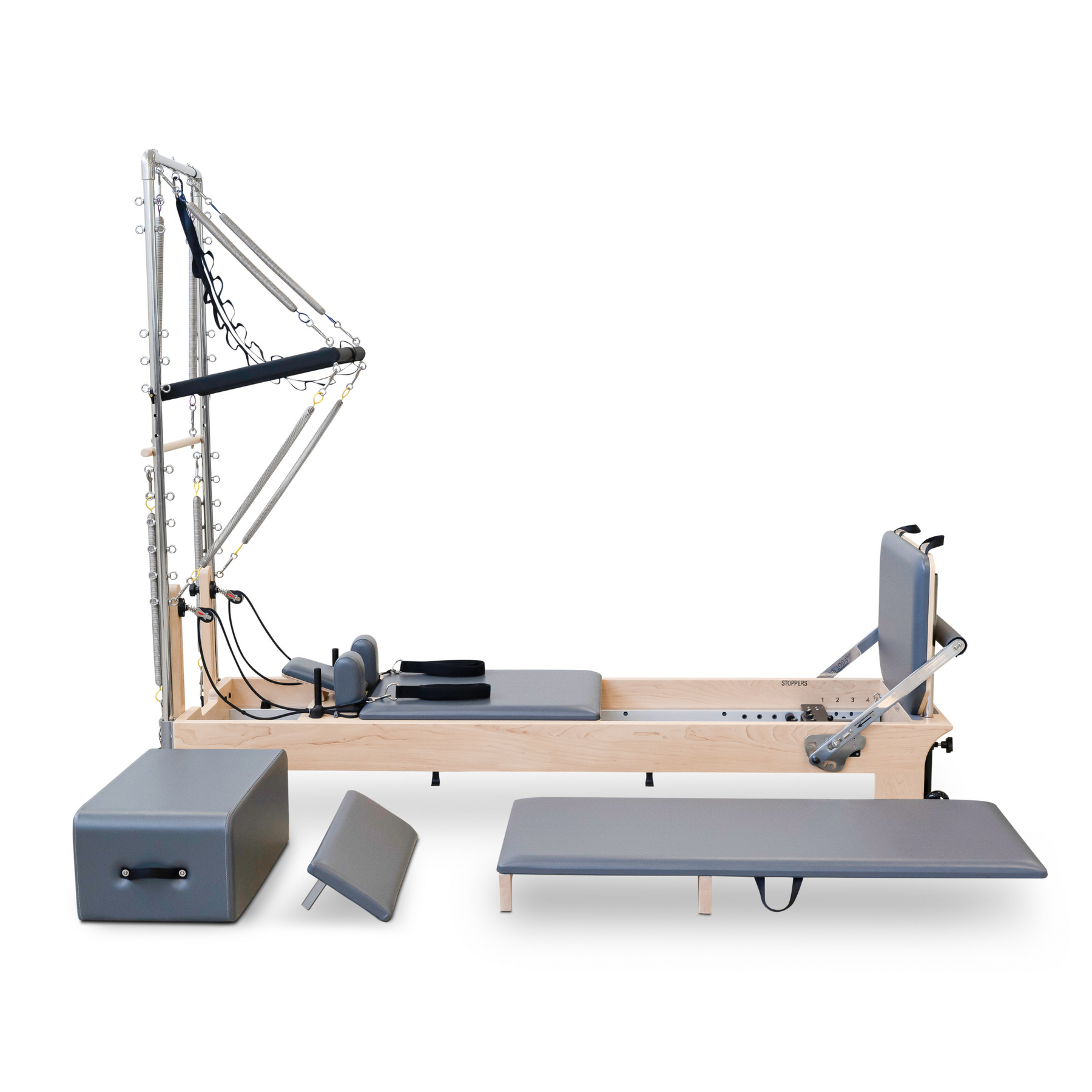 Reeplex Bespoke Maple Half Trapeze Pilates Reformer