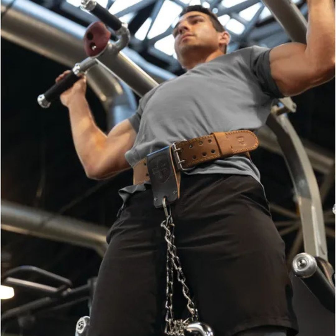 Harbinger Leather Dip Belt Attachment