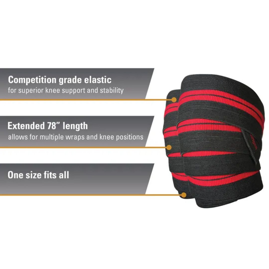 Harbinger Red Line Knee Wraps