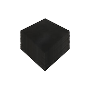 Plain Black Rubber Gym Flooring 50 Pack Black