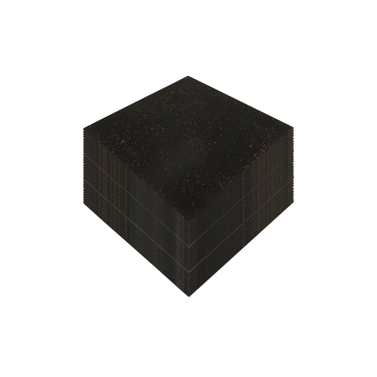 Red Fleck Rubber Gym Flooring 50 Pack