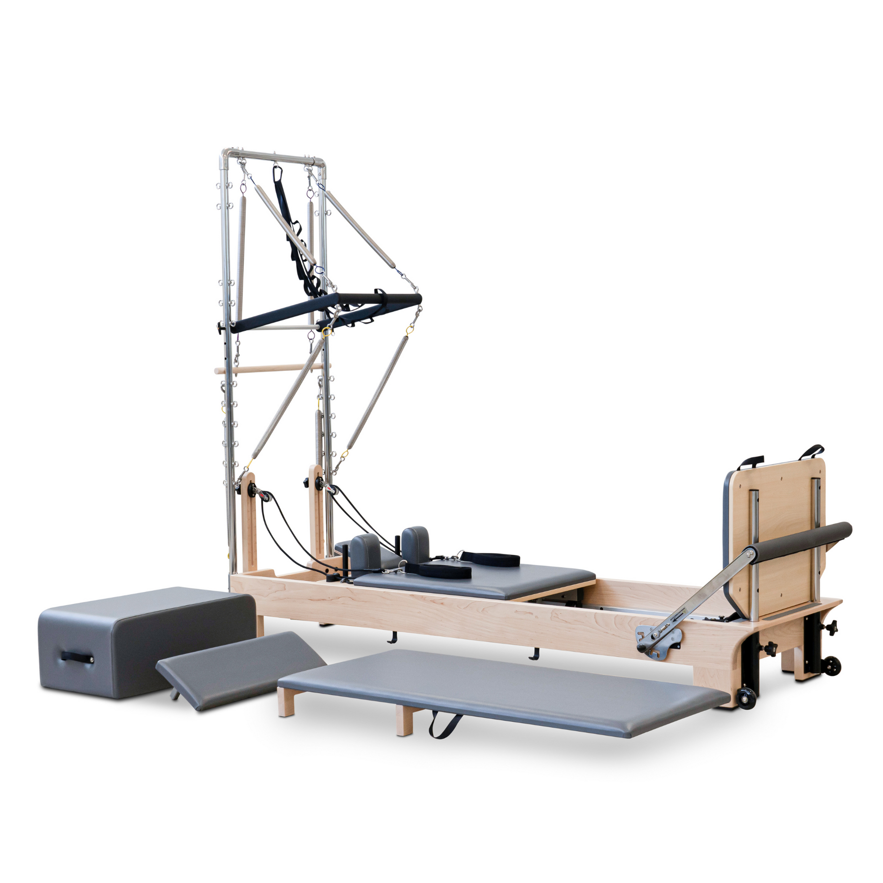 Reeplex Bespoke Maple Half Trapeze Pilates Reformer