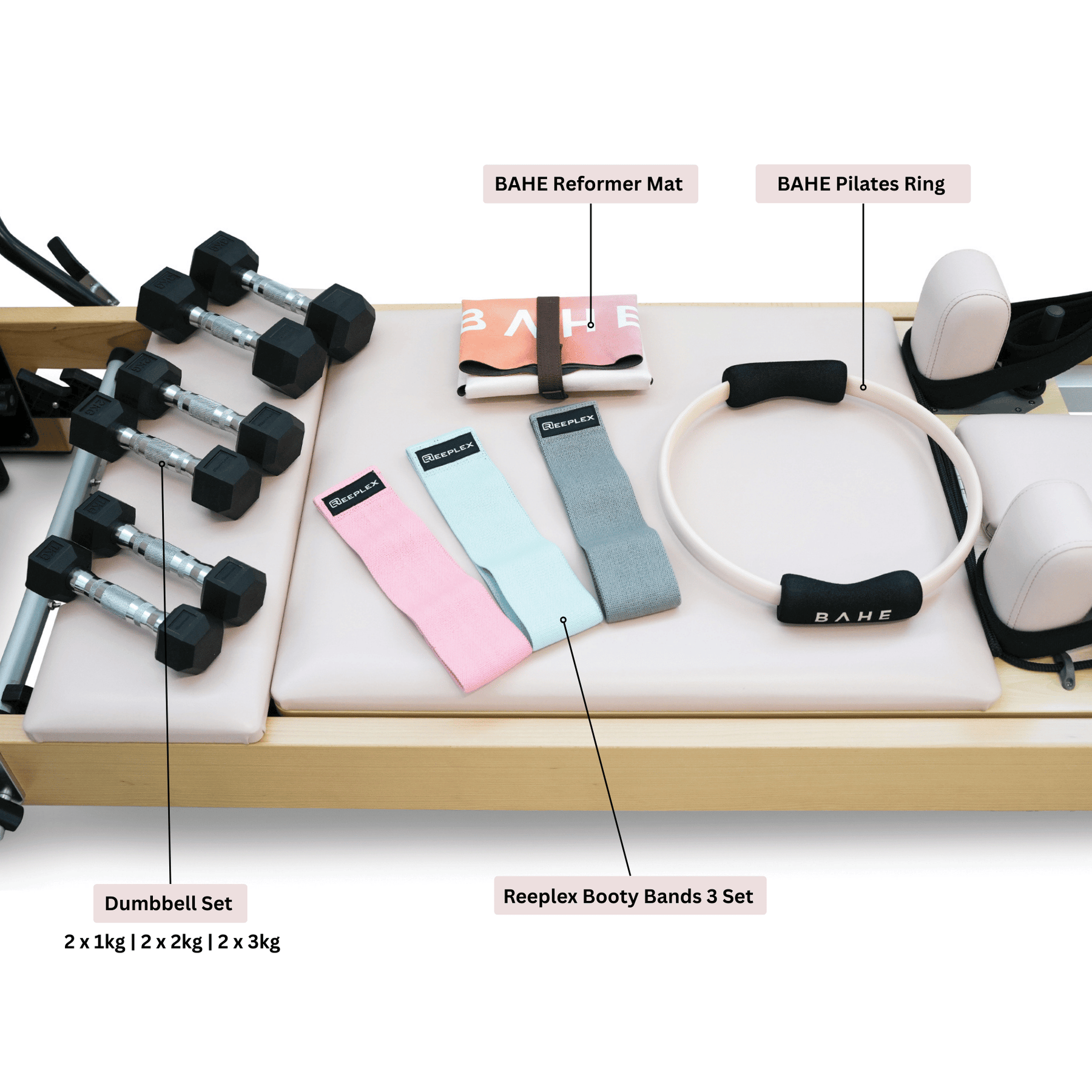 Reeplex Pilates Reformer Machine Luna