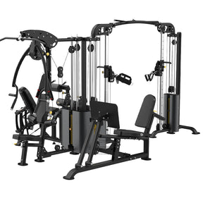 Reeplex Commercial 5 Station Multi-Gym with Leg Press