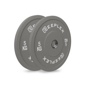 Reeplex 5kg Coloured Bumper Plates V3 Pair