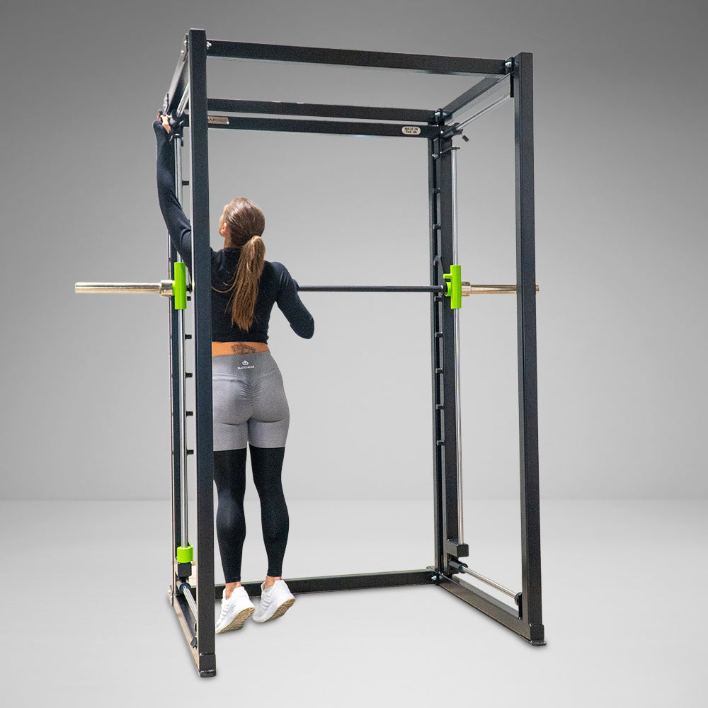 Four-Way Plate Load Smith Machine with Horizontal & Vertical Stops