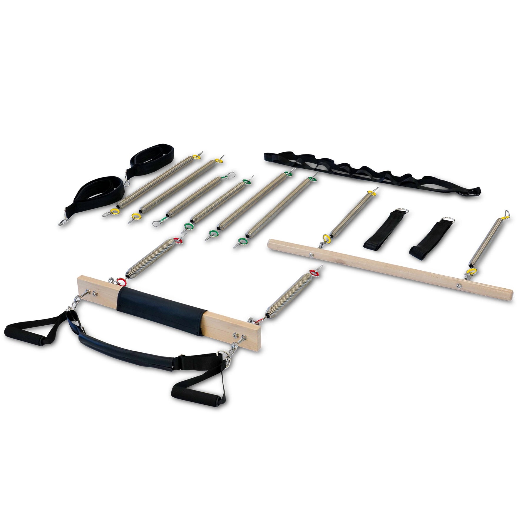 Reeplex Pilates Reformer Maple Wood with Full Trapeze Frame Flex Series