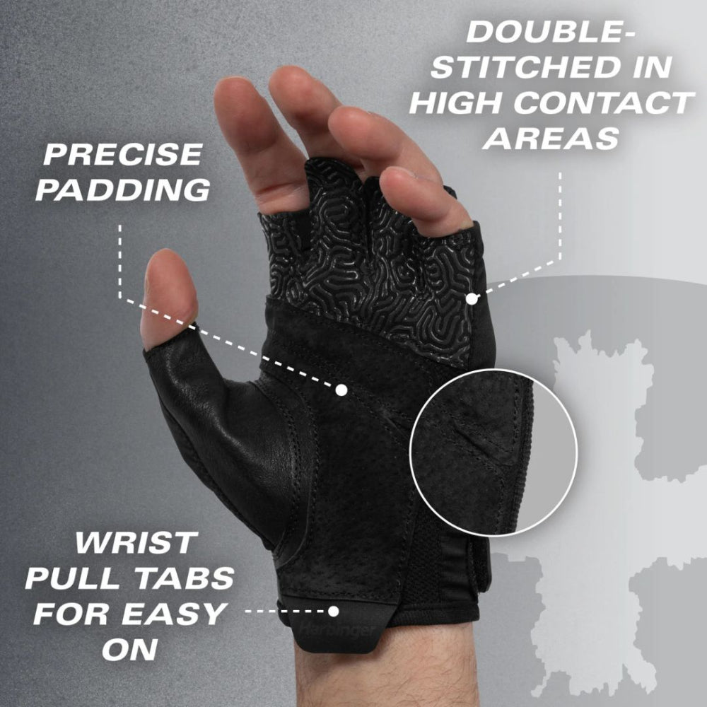 HAR PRO STRENGTH GLOVES 3.0 MEN BLK