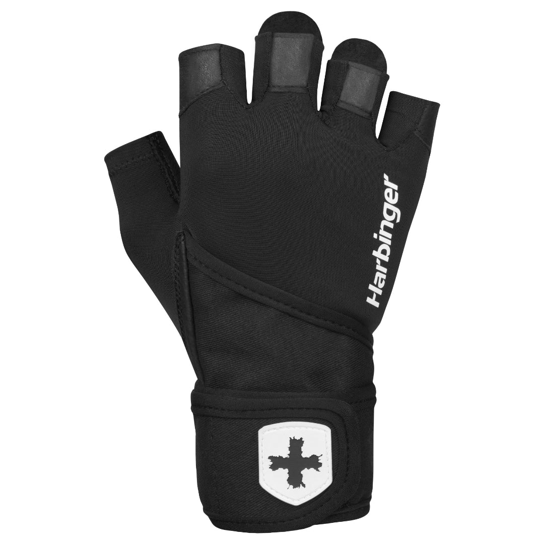 Harbinger Women's Pro Wristwrap Gloves 2.0 - Black