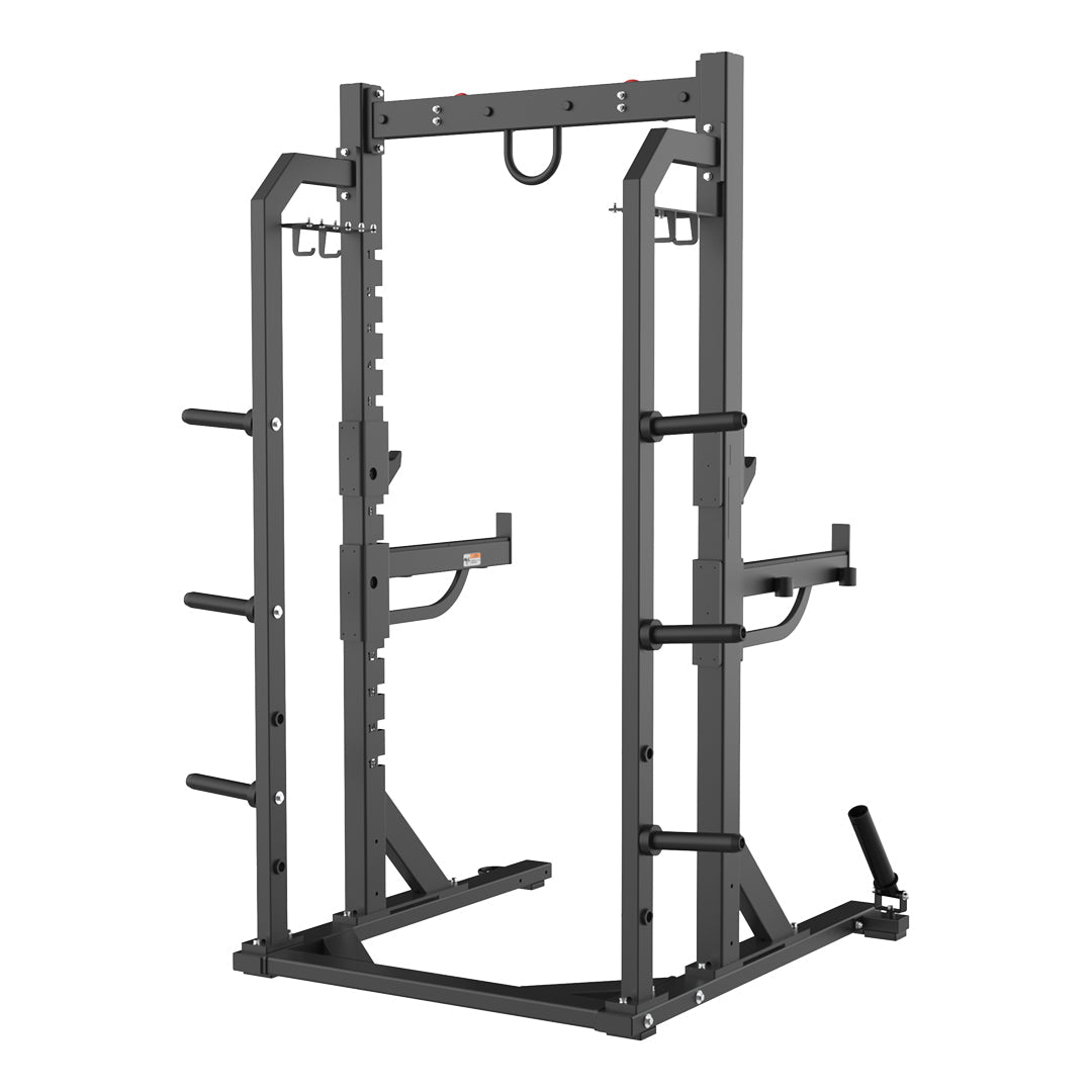 Reeplex Commercial Squat Half Rack with Storage