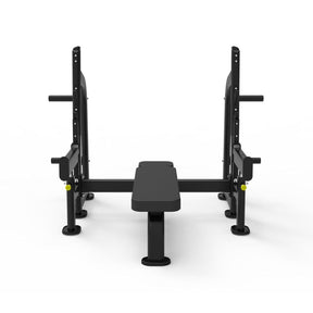 Impulse Olympic Flat Bench with Safety Bar Attachment