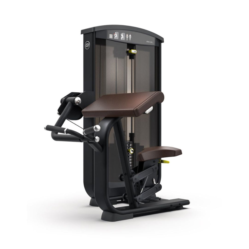Intenza Selectorized Arm Curl Machine Ease Line