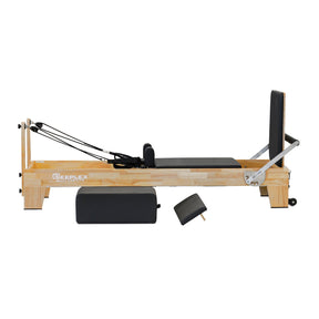 Reeplex Pilates Reformer Machine Oak Wood Flex Series