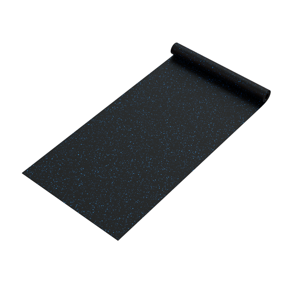 Reeplex Rubber Floor Roll 1m x 10m Blue Fleck