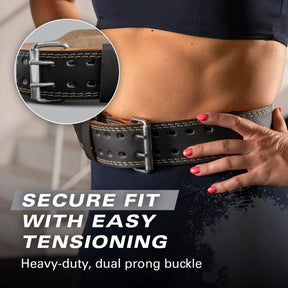 Weightlifting Belt 6" Leather Harbinger 2.0