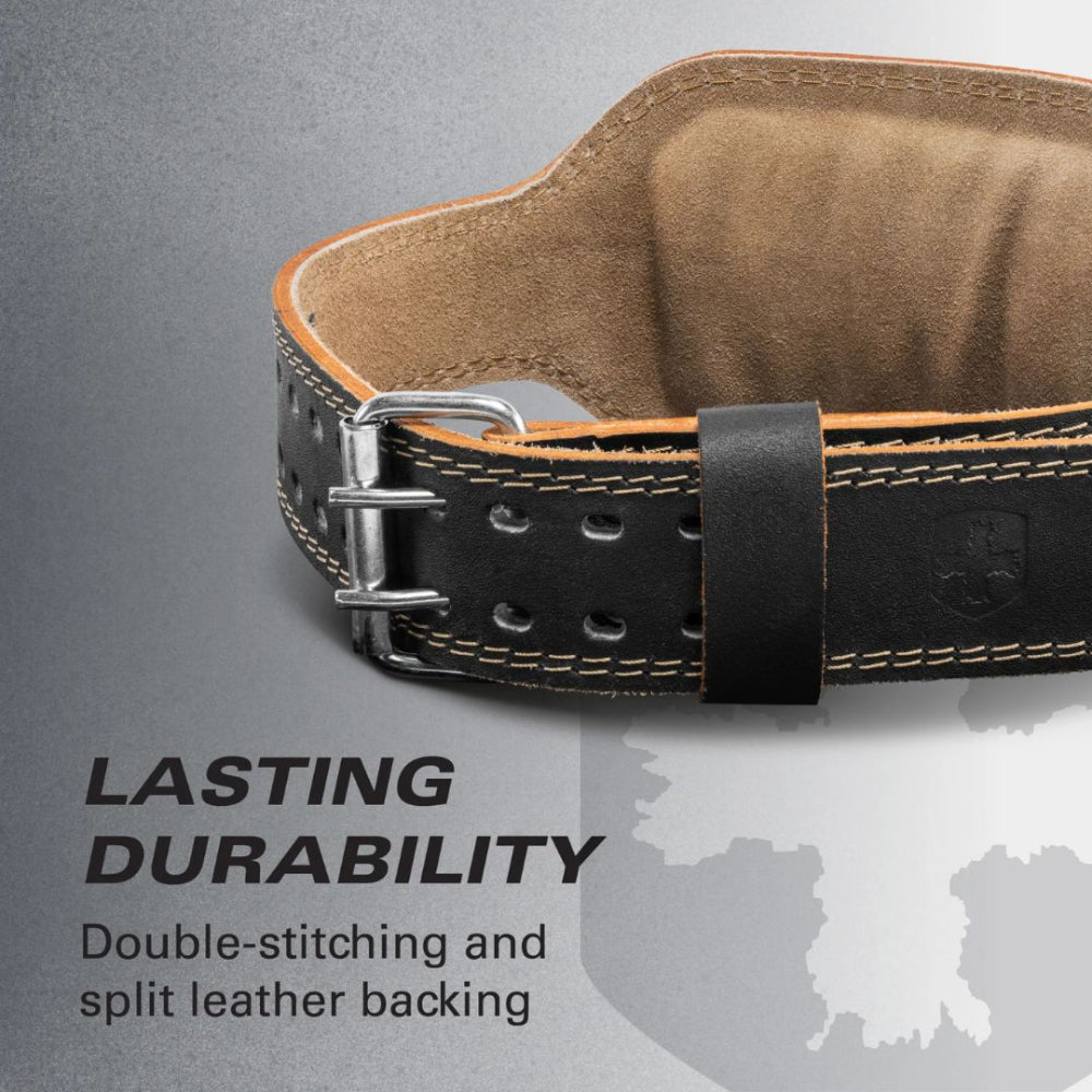 Weightlifting Belt 6" Leather Harbinger 2.0