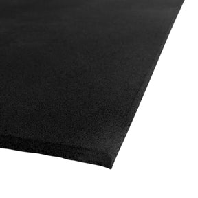 Plain Black Rubber Gym Flooring 50 Pack Black