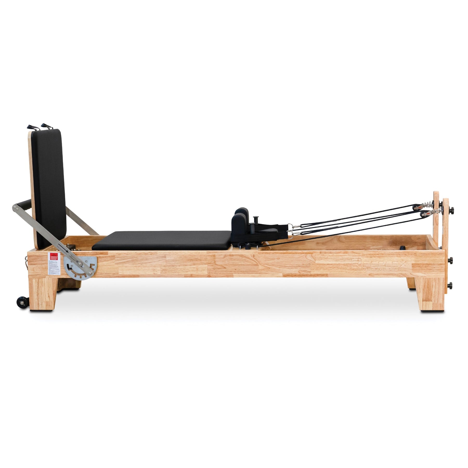 Reeplex Pilates Reformer Machine Oak Wood Flex Series