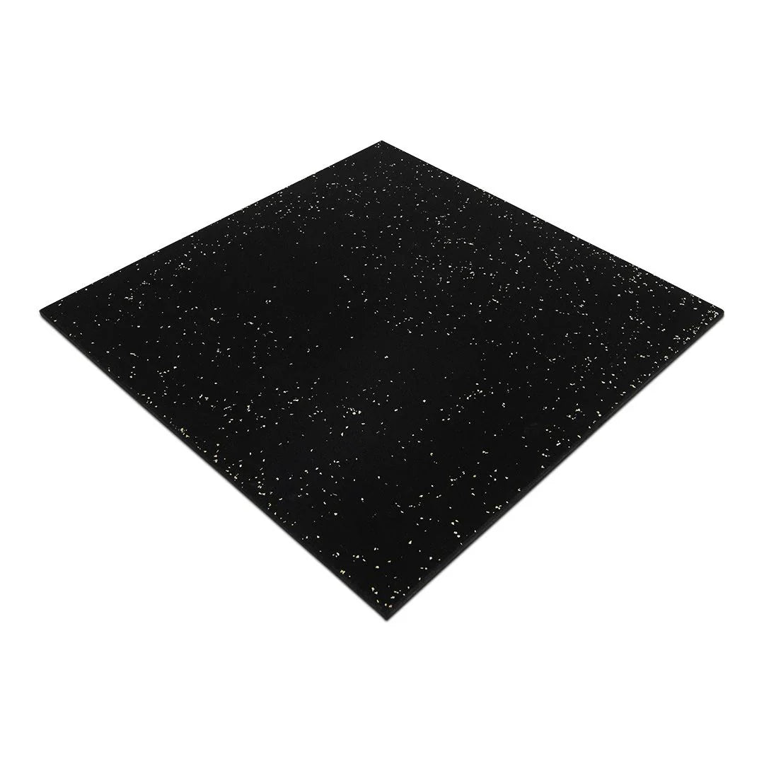 White Fleck Rubber Gym Flooring 100 Pack