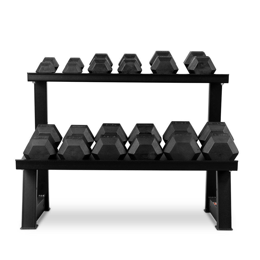 5-30kg 2 tier rack dumbbell set