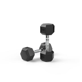 image of 6kg Rubber Hex Dumbbell Pair