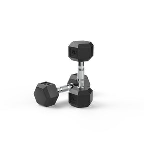 image of 7kg Rubber Hex Dumbbell Pair