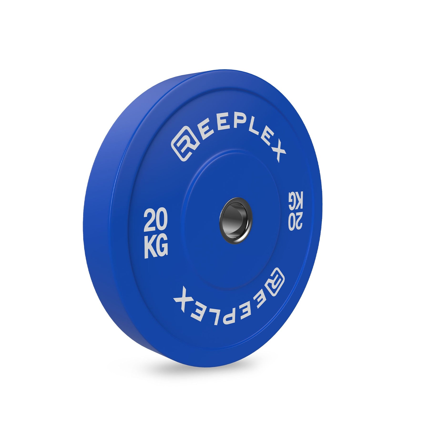 Coloured Bumper Plates 20kg angle 1