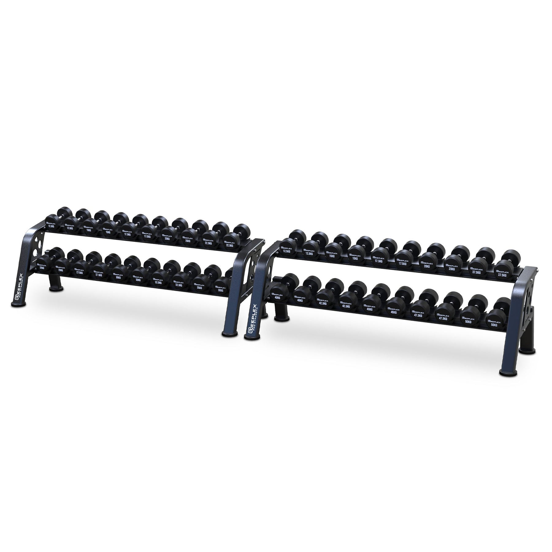 Commercial 2 Tier 12.5kg - 50kg Dumbbell Package right shot