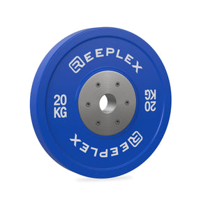 20kg Competition Bumper Plates left side shot