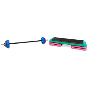 Pump Set 20kg + Aerobic Gym Step